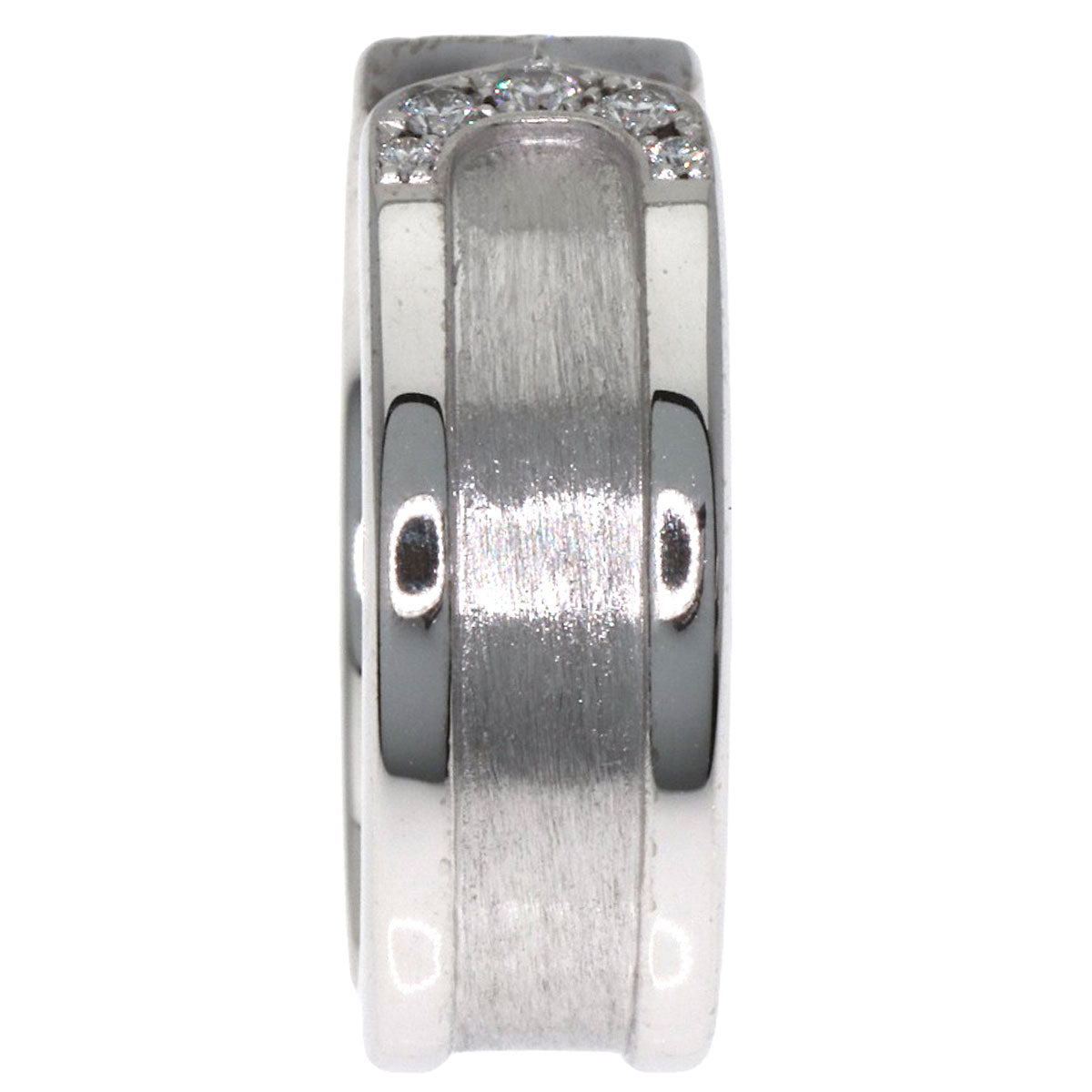 CARTIER C2 Diamond #48 Ring K18 White Gold Ladies [Used]