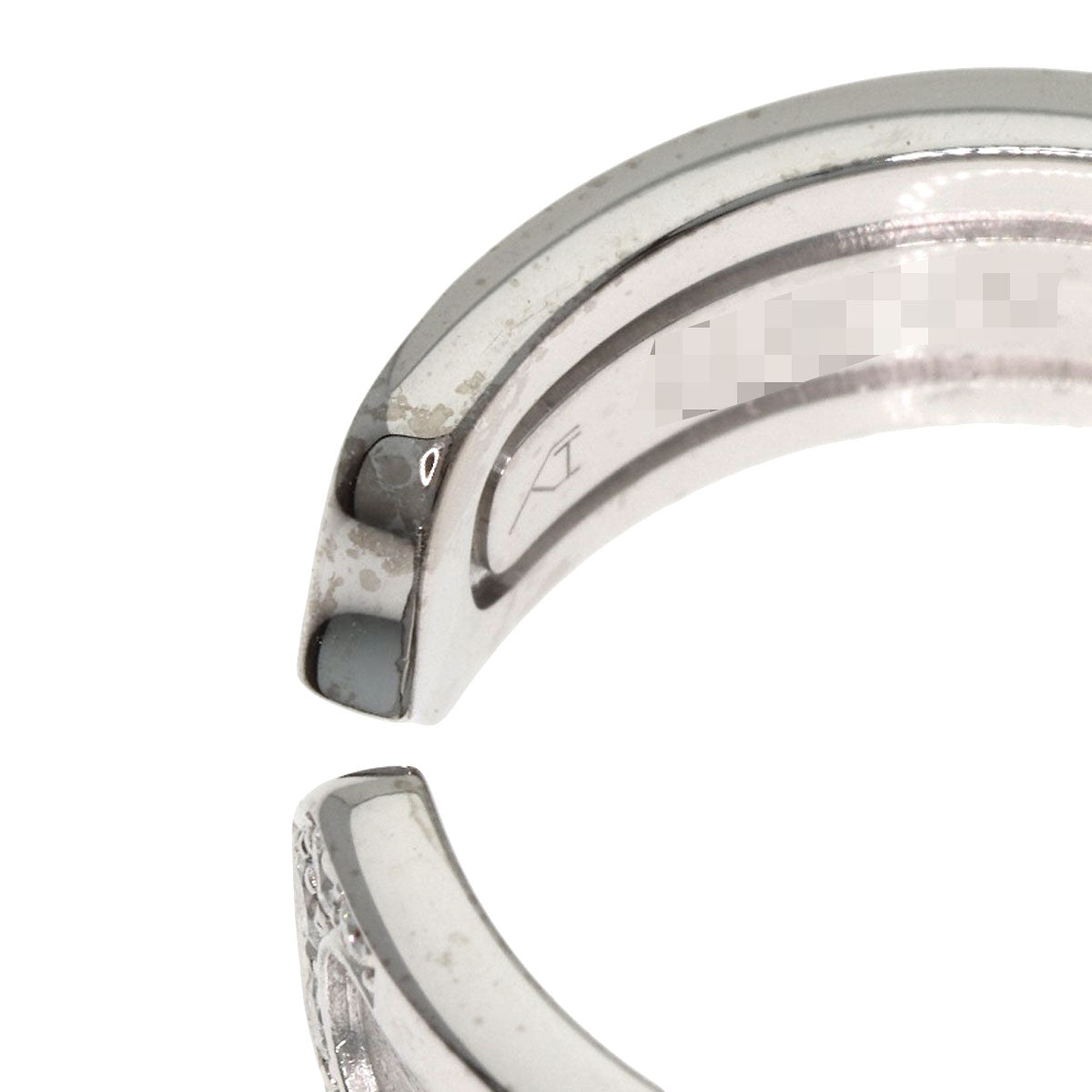 CARTIER C2 Diamond #48 Ring K18 White Gold Ladies [Used]