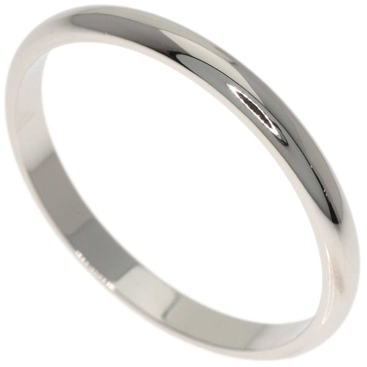CARTIER 1895 Wedding #60 Ring Platinum PT950 Ladies [Used]