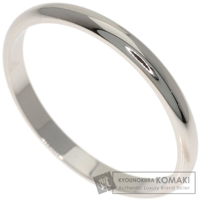 CARTIER 1895 Wedding #60 Ring Platinum PT950 Ladies [Used]
