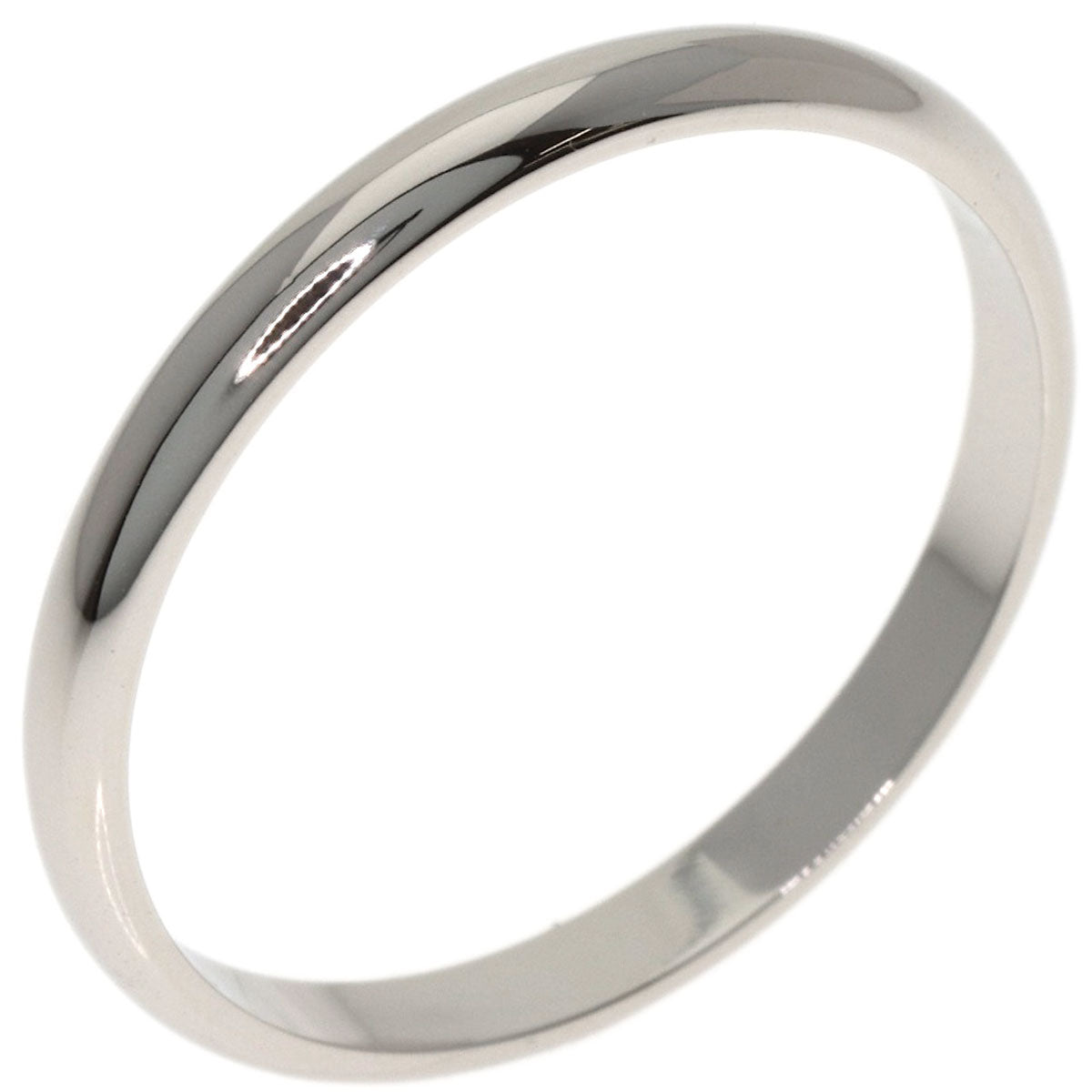 CARTIER 1895 Wedding #60 Ring Platinum PT950 Ladies [Used]