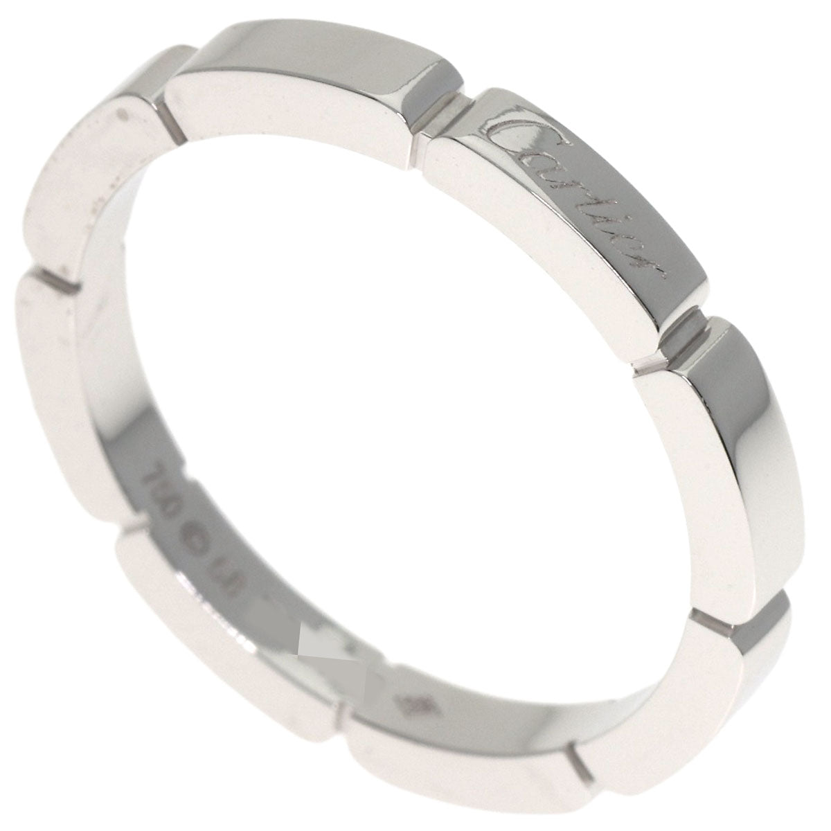 CARTIER Maillon PANTHERE #58 Ring K18 White Gold Ladies [Used]