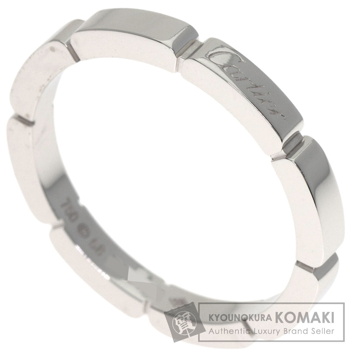 CARTIER Maillon PANTHERE #58 Ring K18 White Gold Ladies [Used]