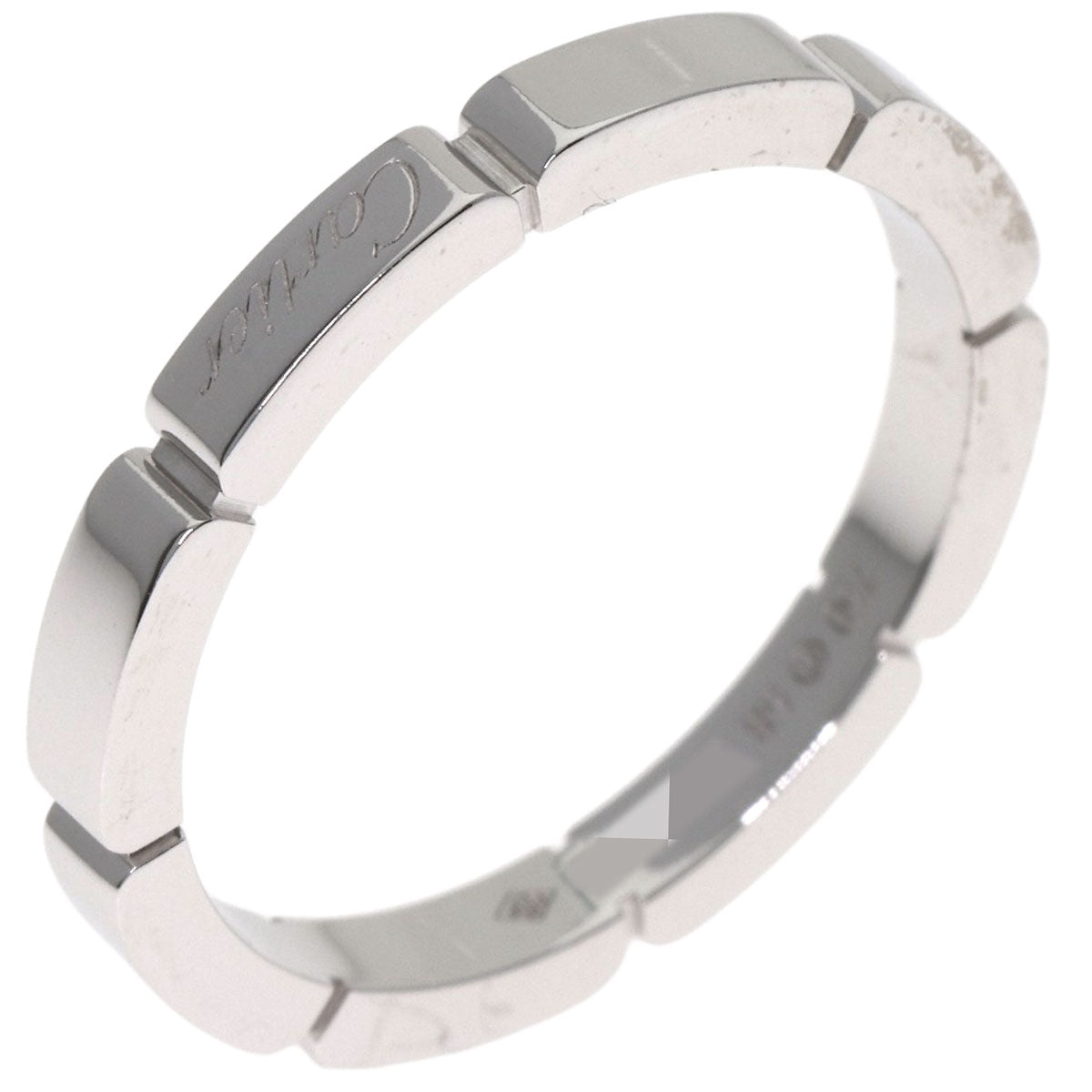 CARTIER Maillon PANTHERE #58 Ring K18 White Gold Ladies [Used]
