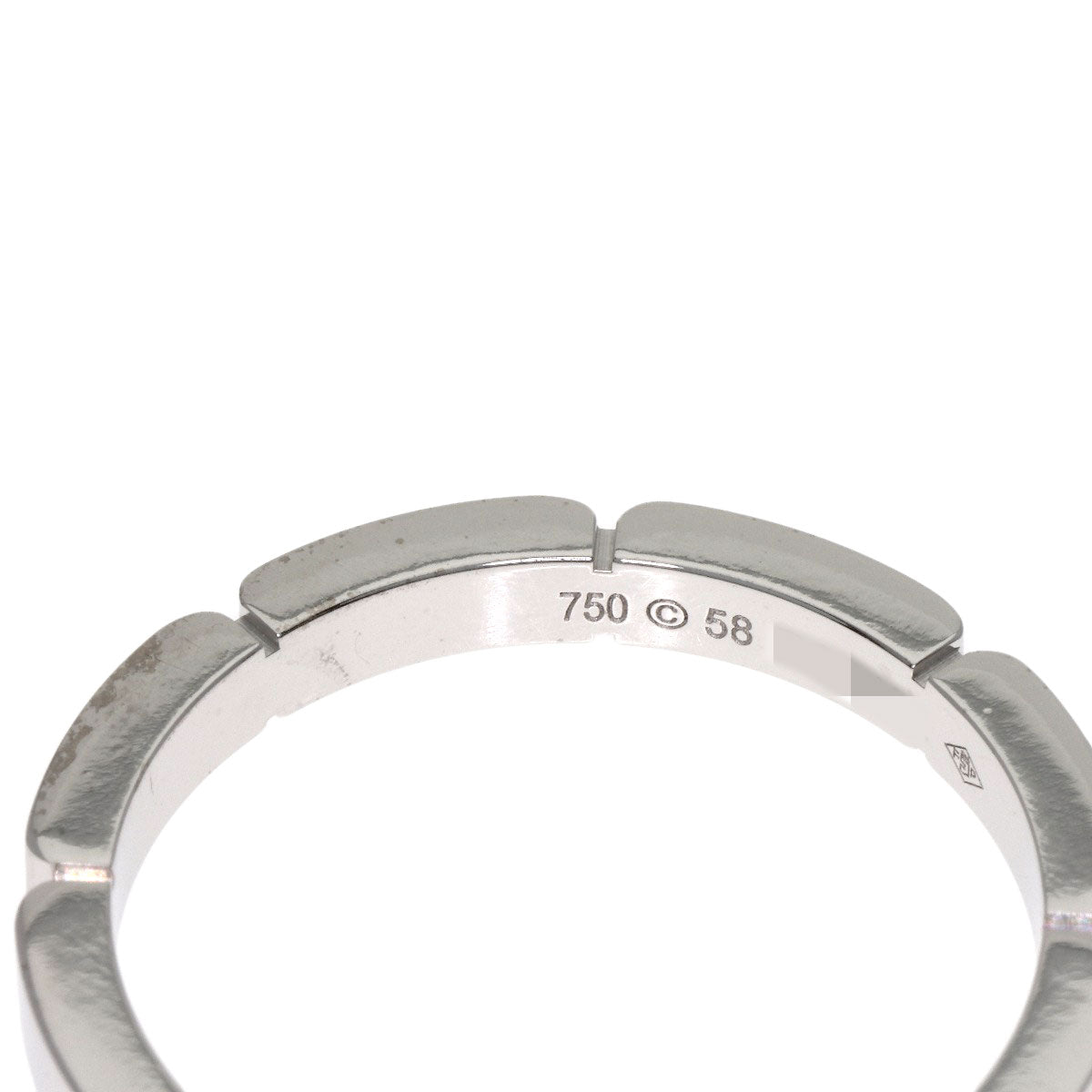 CARTIER Maillon PANTHERE #58 Ring K18 White Gold Ladies [Used]