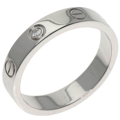 カルティエ ラブリング 1P ダイヤモンド #53 リング・指輪 K18ホワイトゴールド レディース 【中古】【CARTIER】
