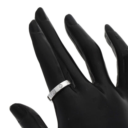 カルティエ ラブリング 1P ダイヤモンド #53 リング・指輪 K18ホワイトゴールド レディース 【中古】【CARTIER】