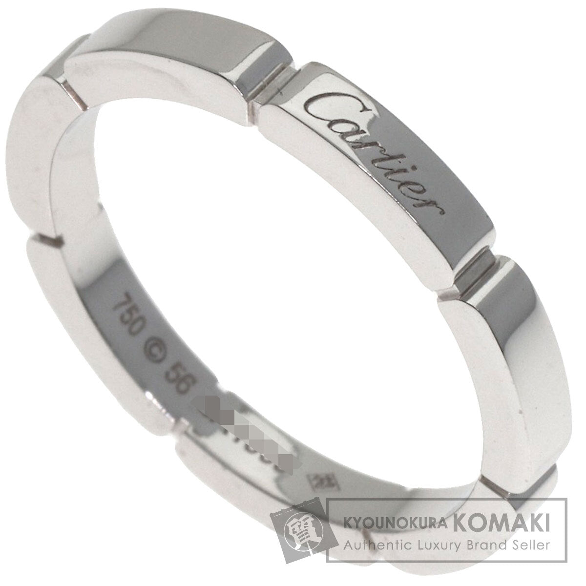 CARTIER Mayon PANTHERE # 56 Ring K18 White Gold Ladies [Used]