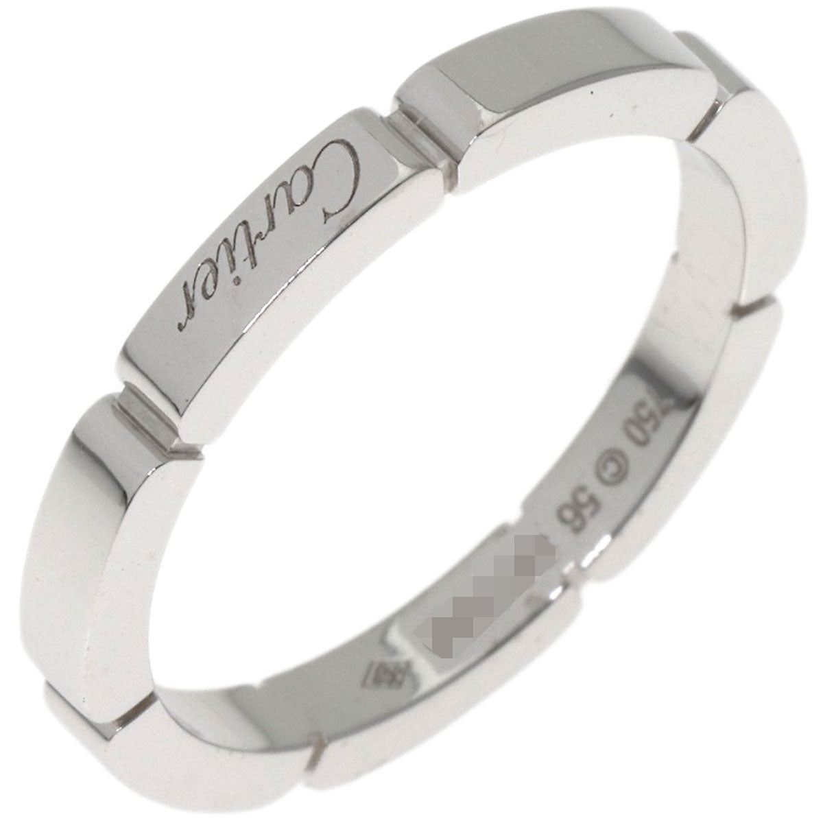 CARTIER Mayon PANTHERE # 56 Ring K18 White Gold Ladies [Used]