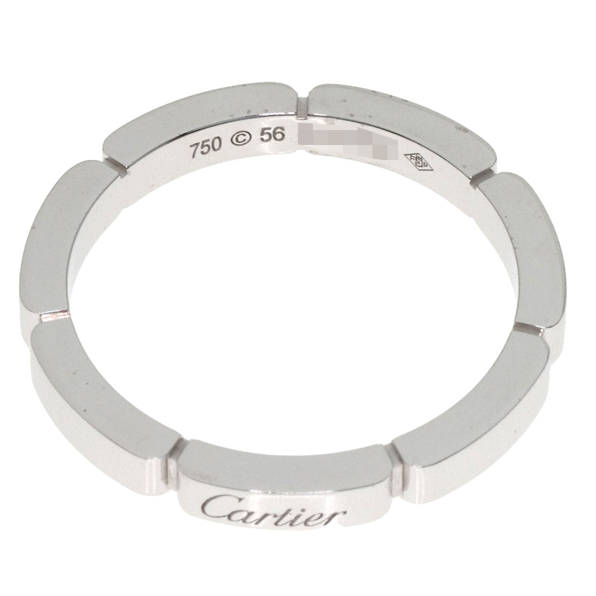 CARTIER Mayon PANTHERE # 56 Ring K18 White Gold Ladies [Used]