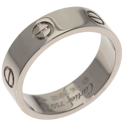 CARTIER love ring #60 Ring K18 White Gold unisex [Used]