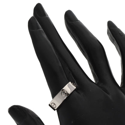 CARTIER love ring #60 Ring K18 White Gold unisex [Used]