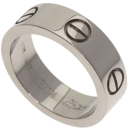 CARTIER love ring #49 Ring K18 White Gold Ladies [Used]