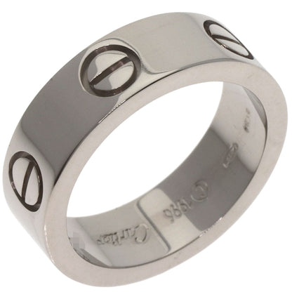 CARTIER love ring #49 Ring K18 White Gold Ladies [Used]