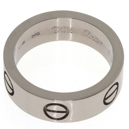CARTIER love ring #49 Ring K18 White Gold Ladies [Used]
