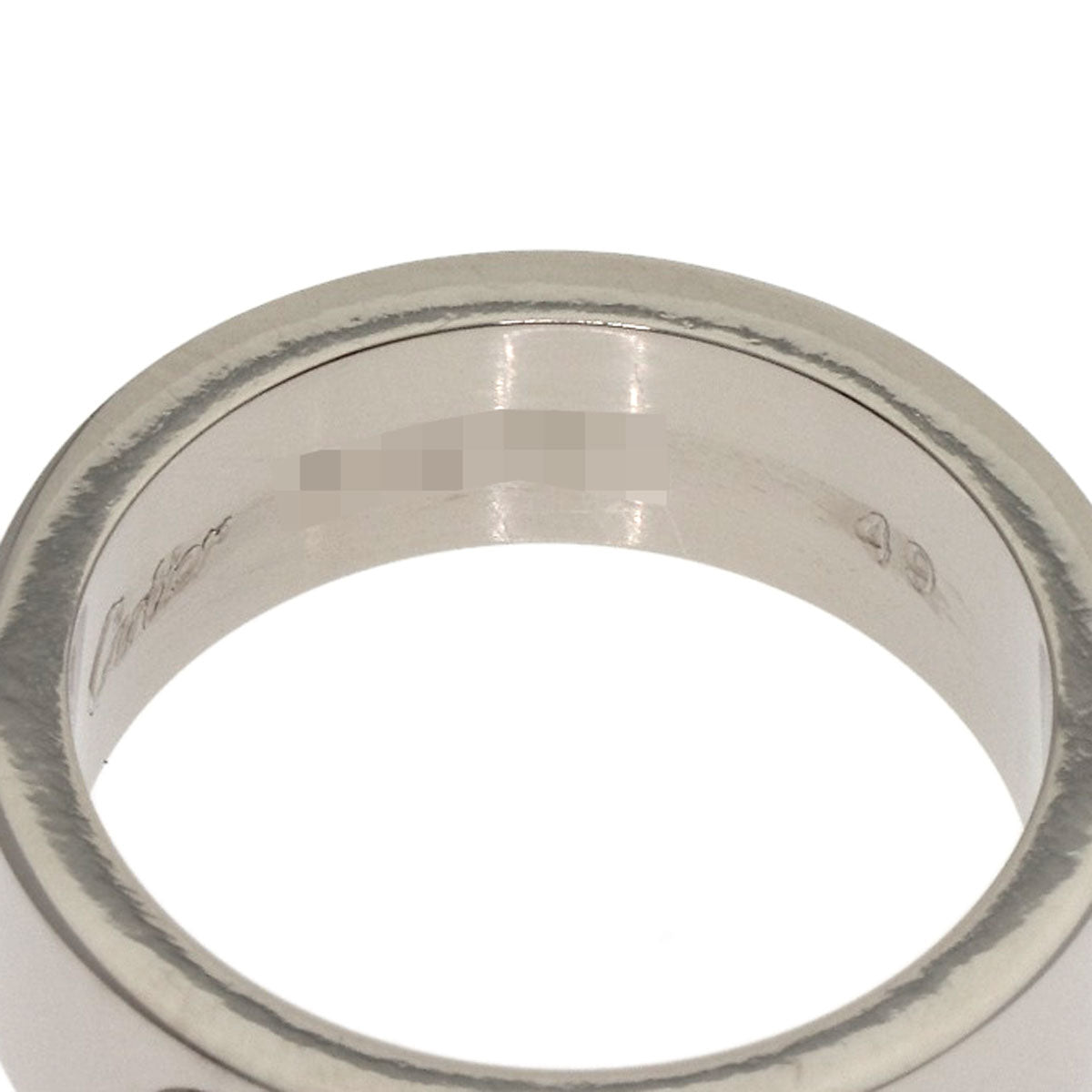 CARTIER love ring #49 Ring K18 White Gold Ladies [Used]
