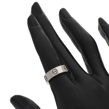 CARTIER love ring #49 Ring K18 White Gold Ladies [Used]