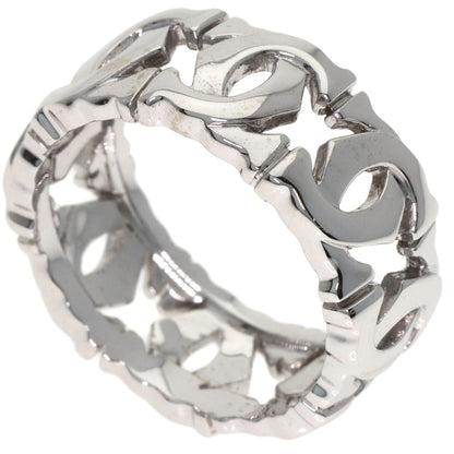 CARTIER Entrelaces #52 Ring K18 White Gold Ladies [Used]