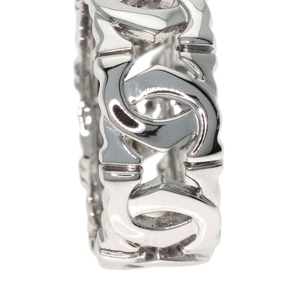 CARTIER Entrelaces #52 Ring K18 White Gold Ladies [Used]
