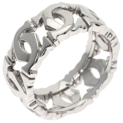 CARTIER Entrelaces #52 Ring K18 White Gold Ladies [Used]