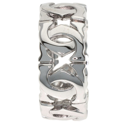 CARTIER Entrelaces #52 Ring K18 White Gold Ladies [Used]