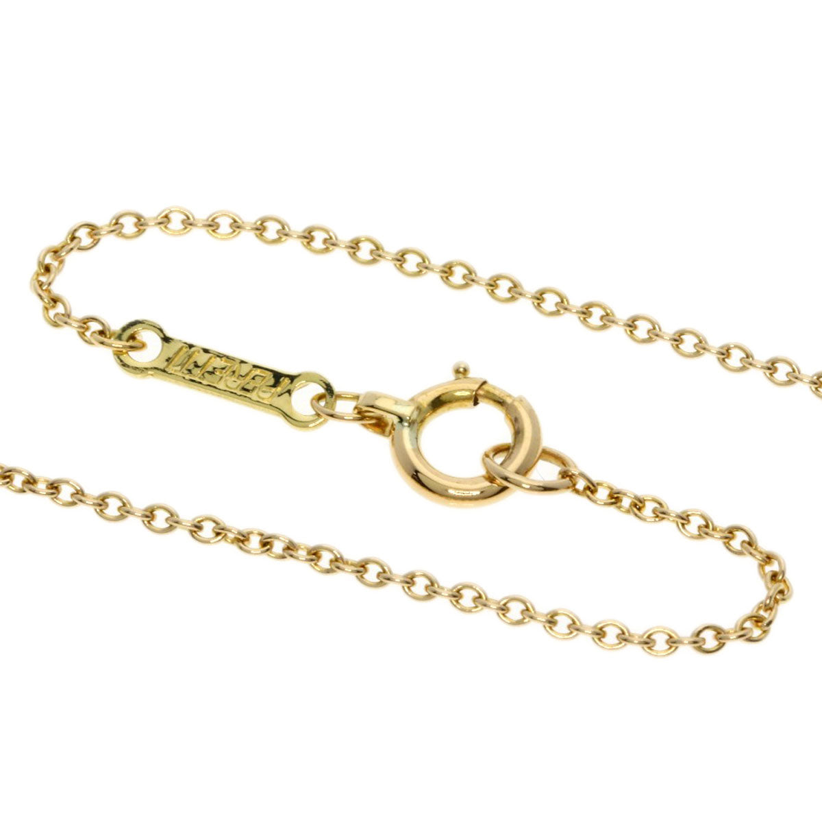 TIFFANY&Co. Bean Necklace K18 Yellow Gold Ladies [Used]