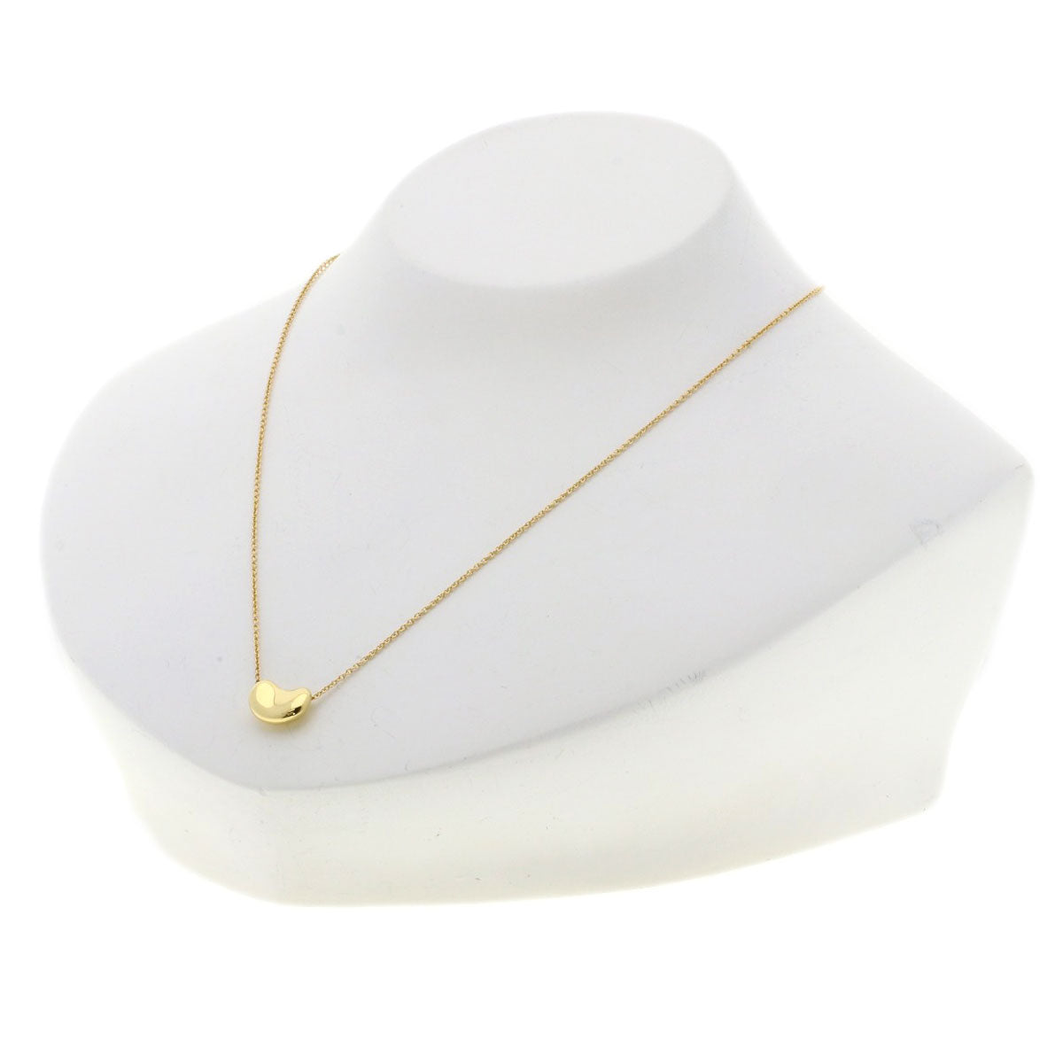TIFFANY&Co. Bean Necklace K18 Yellow Gold Ladies [Used]