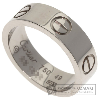 CARTIER love ring #49 Ring K18 White Gold Ladies [Used]