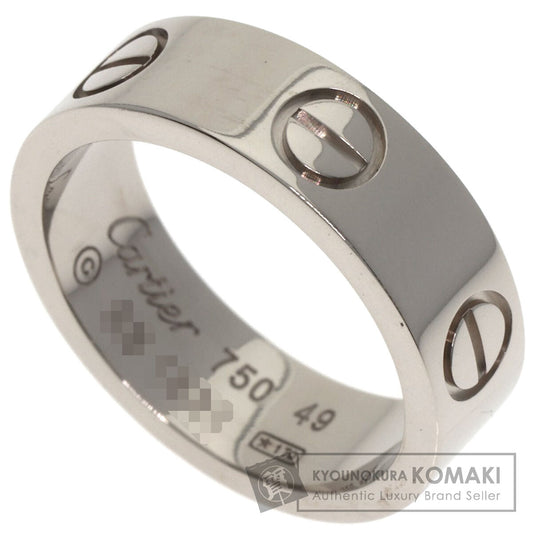 CARTIER love ring #49 Ring K18 White Gold Ladies [Used]