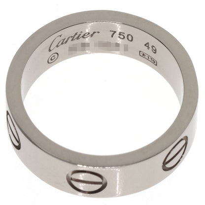 CARTIER love ring #49 Ring K18 White Gold Ladies [Used]