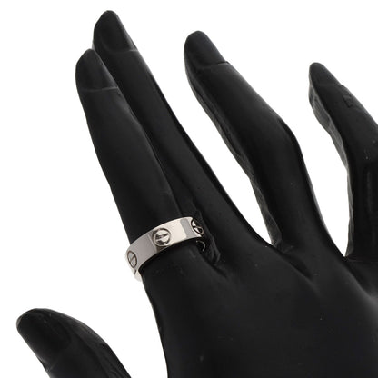 CARTIER love ring #49 Ring K18 White Gold Ladies [Used]