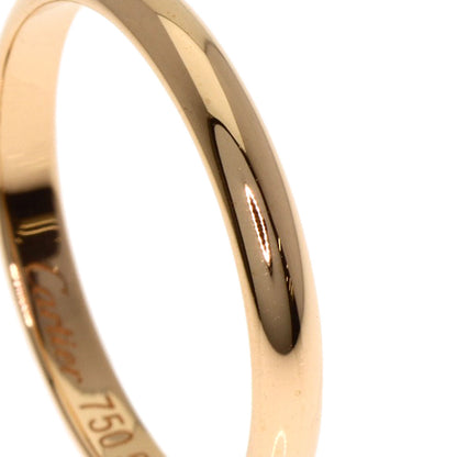CARTIER 1895 Wedding Band #55 Ring K18 Pink Gold Ladies [Used]