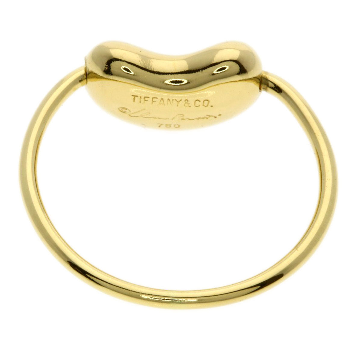 TIFFANY&Co. Bean Ring K18 Yellow Gold Ladies [Used]