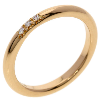 TIFFANY&Co. Forever Wedding 3P Diamond Ring K18 Pink Gold Ladies [Used]