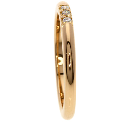 TIFFANY&Co. Forever Wedding 3P Diamond Ring K18 Pink Gold Ladies [Used]
