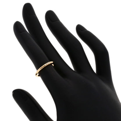 TIFFANY&Co. Forever Wedding 3P Diamond Ring K18 Pink Gold Ladies [Used]