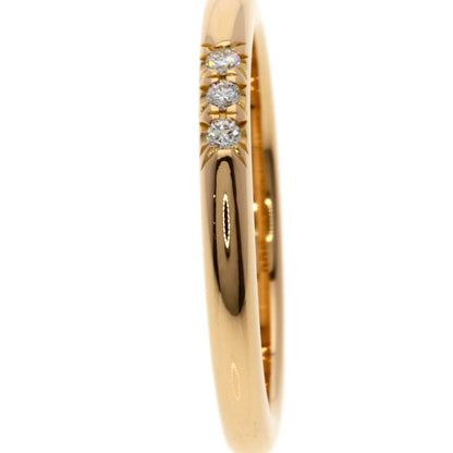 TIFFANY&Co. Forever Wedding 3P Diamond Ring K18 Pink Gold Ladies [Used]