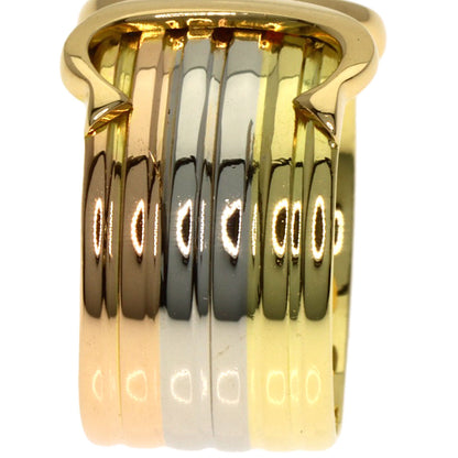 CARTIER 2C Ring LM #49 Ring K18 Yellow Gold 18K Pink GoldLadies [Used]