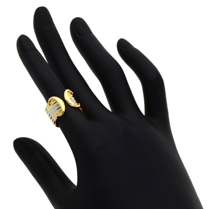 CARTIER 2C Ring LM #49 Ring K18 Yellow Gold 18K Pink GoldLadies [Used]