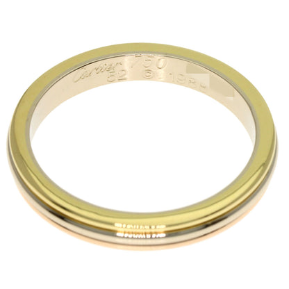 CARTIER 3 Colors #52 Ring K18 Yellow Gold 18K Pink GoldLadies [Used]