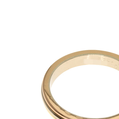 CARTIER 3 Colors #52 Ring K18 Yellow Gold 18K Pink GoldLadies [Used]