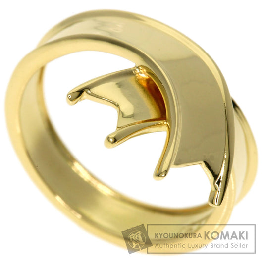 TIFFANY&Co. ribbon Ring K18 Yellow Gold Ladies [Used]
