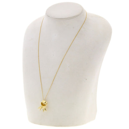 TIFFANY&Co. ribbon Necklace K18 Yellow Gold Ladies [Used]