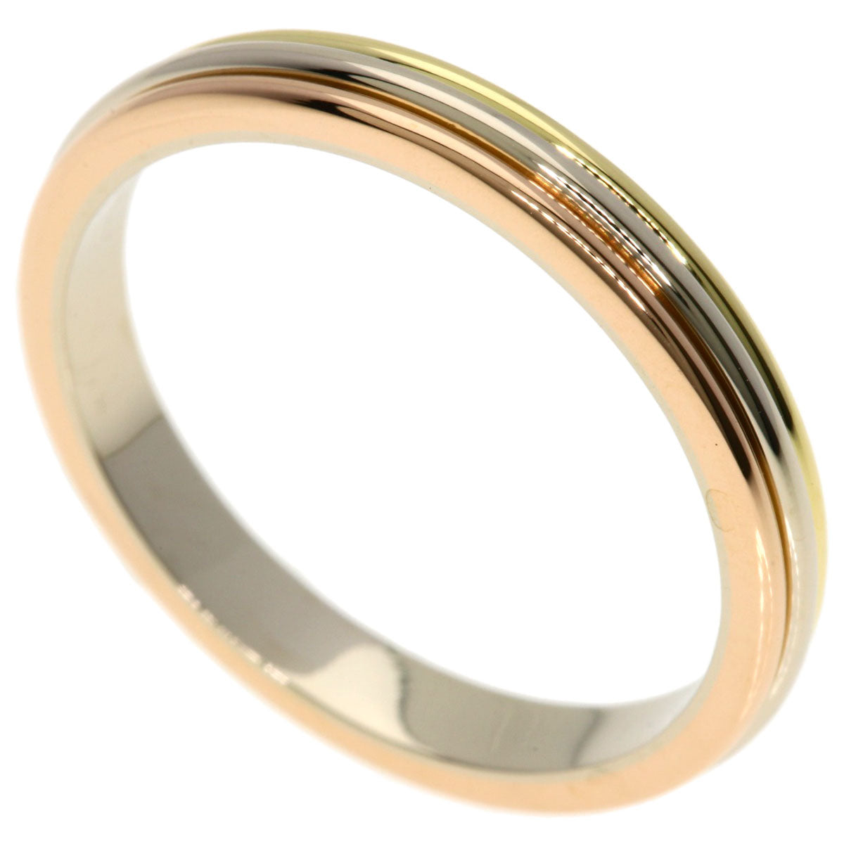 CARTIER Three colors # 58 Ring K18 Yellow Gold 18K Pink GoldLadies [Used]