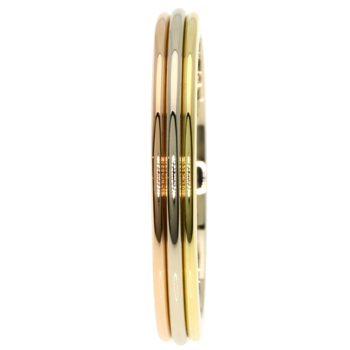 CARTIER Three colors # 58 Ring K18 Yellow Gold 18K Pink GoldLadies [Used]
