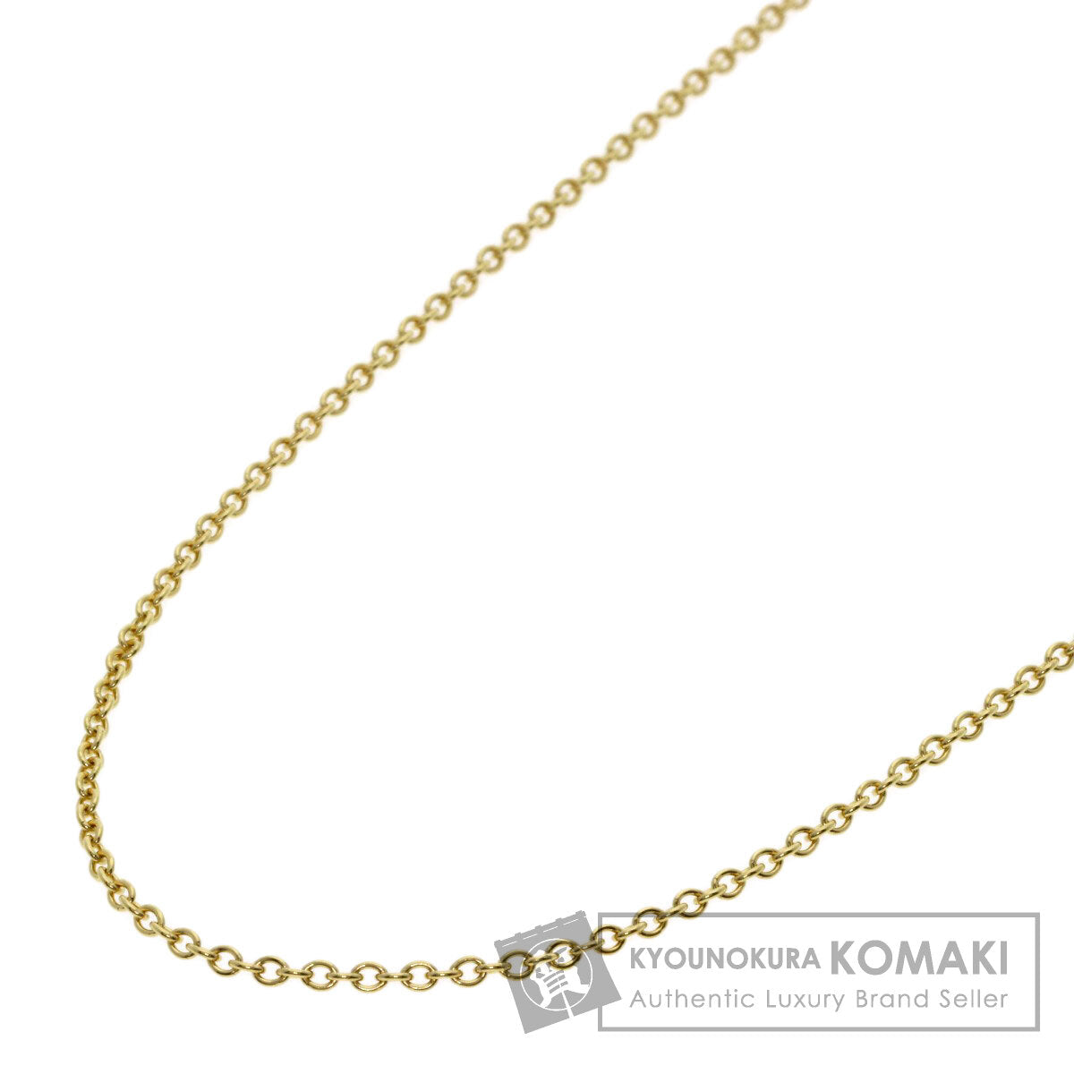 TIFFANY&Co. Chain 17.7" Necklace K18 Yellow Gold Ladies [Used]