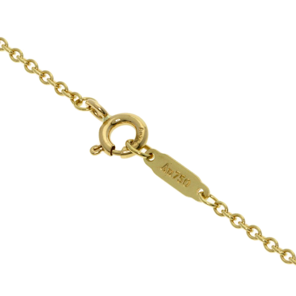 TIFFANY&Co. Chain 17.7" Necklace K18 Yellow Gold Ladies [Used]