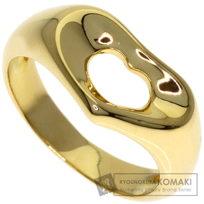 TIFFANY&Co. Open heart Ring K18 Yellow Gold Ladies [Used]