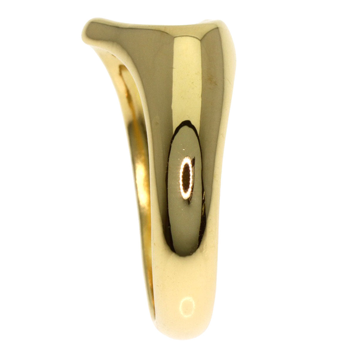 TIFFANY&Co. Open heart Ring K18 Yellow Gold Ladies [Used]