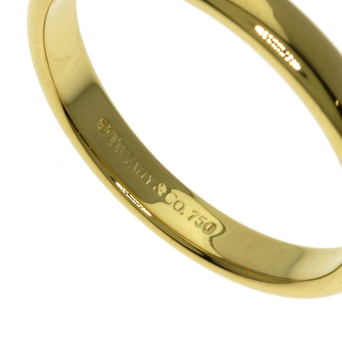 TIFFANY&Co. wedding Ring K18 Yellow Gold Ladies [Used]